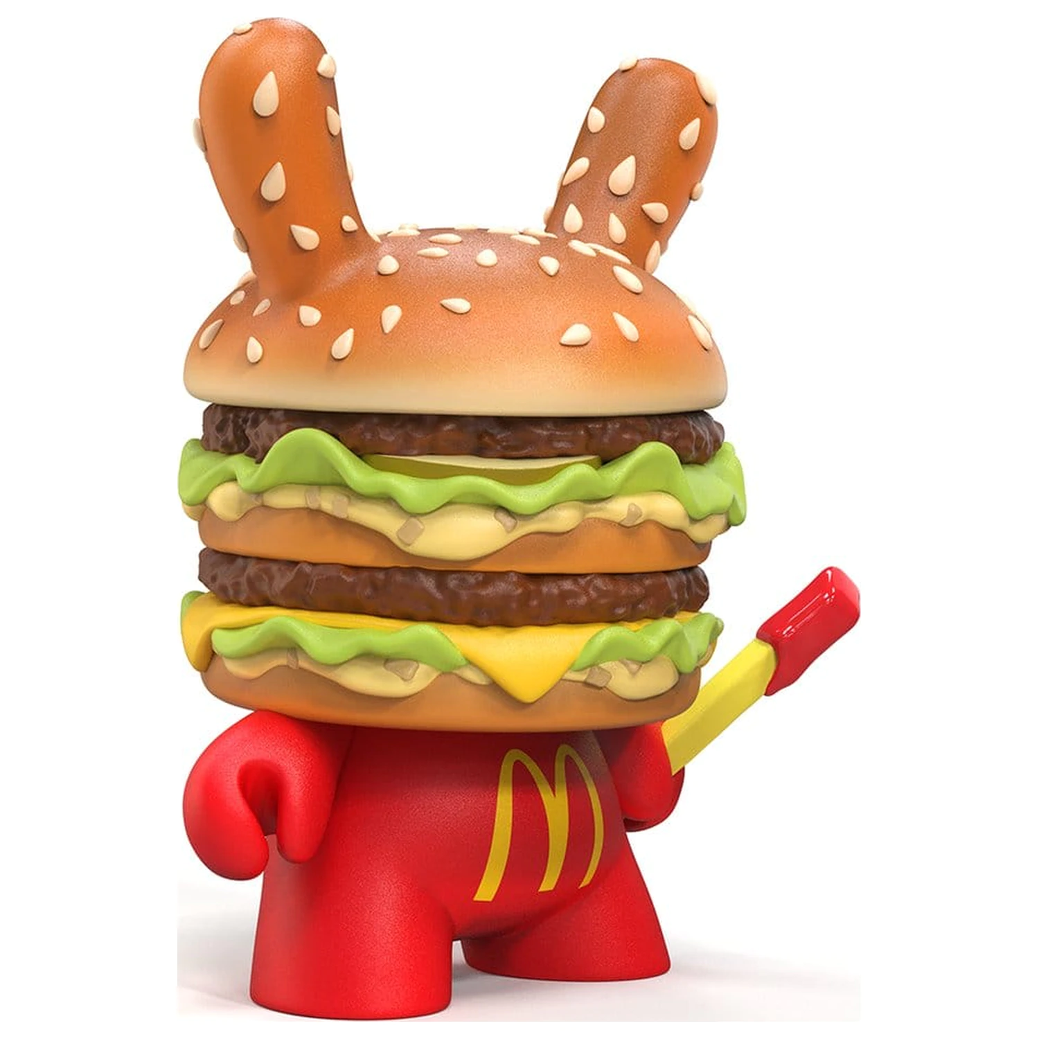 McDonald's Big Mac Vinyl Dunny Art Figurina 20 cm poza produsului
