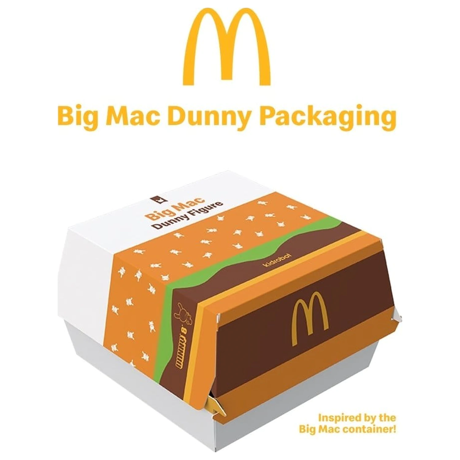 McDonald's Big Mac Vinyl Dunny Art Figurina 20 cm poza produsului