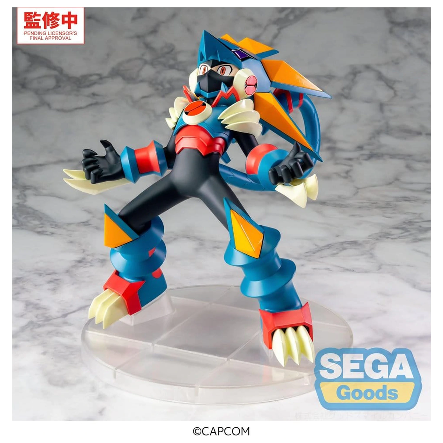 Mega Man Battle Network Luminasta PVC figurină Mega Man Gregar Beast 17 cm poza produsului