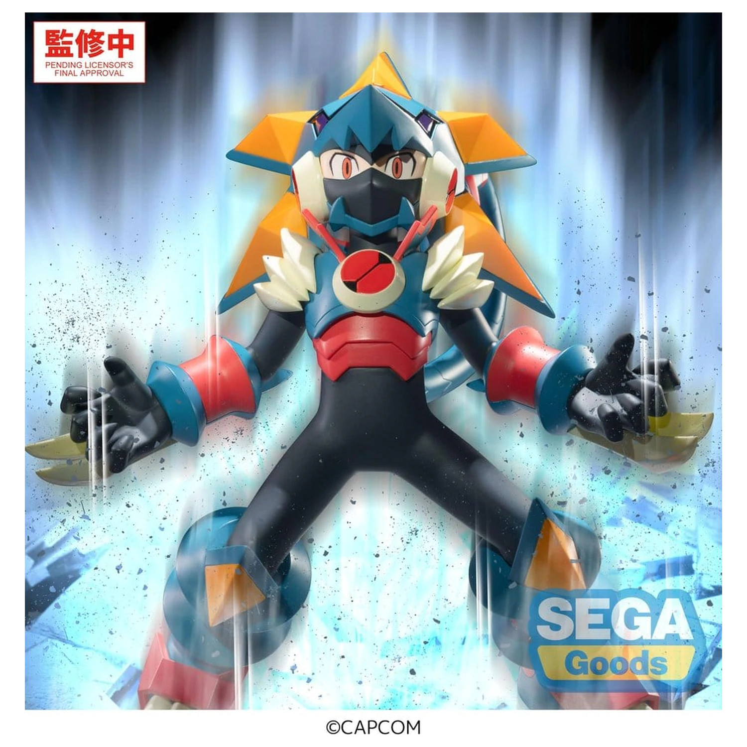 Mega Man Battle Network Luminasta PVC figurină Mega Man Gregar Beast 17 cm poza produsului