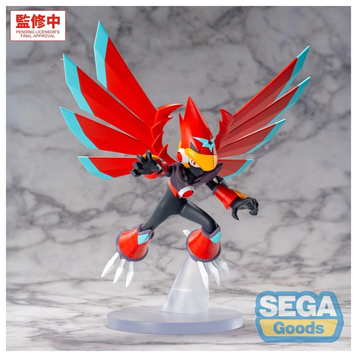 Mega Man Battle Network Luminasta Figurina PVC Mega Man Falzar Beast 19 cm poza produsului