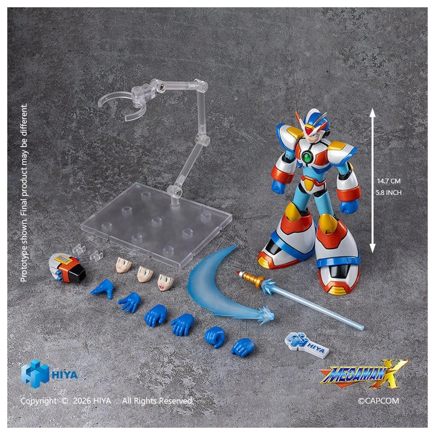 Mega Man Exquisite Basic Action Figure X Max Armor 15 cm poza produsului