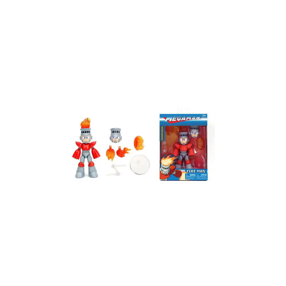 Figurină de acțiune Mega Man Fire Man 11 cm poza produsului