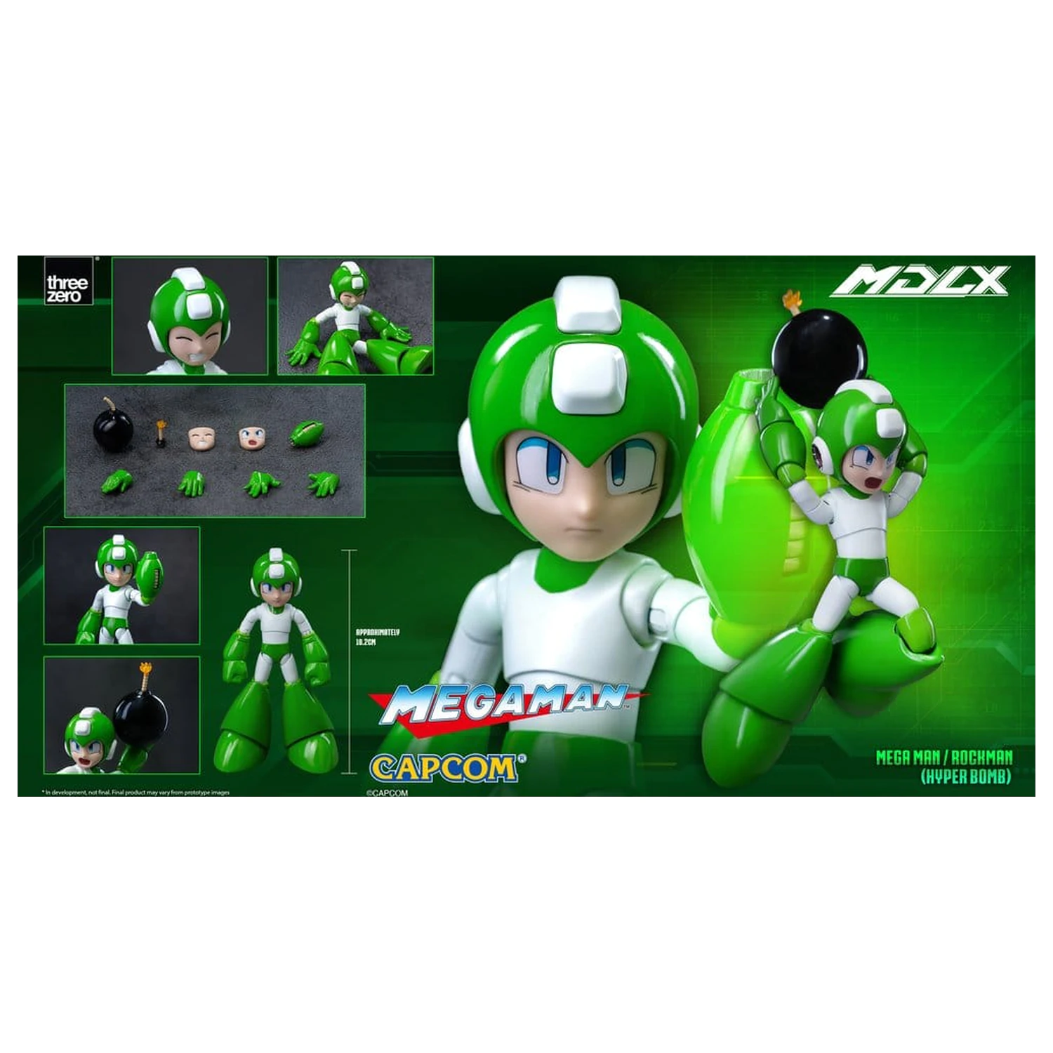 Figurina de actiune Mega Man MDLX Action Figure Mega Man / Rockman (Hyper Bomb) 10 cm poza produsului