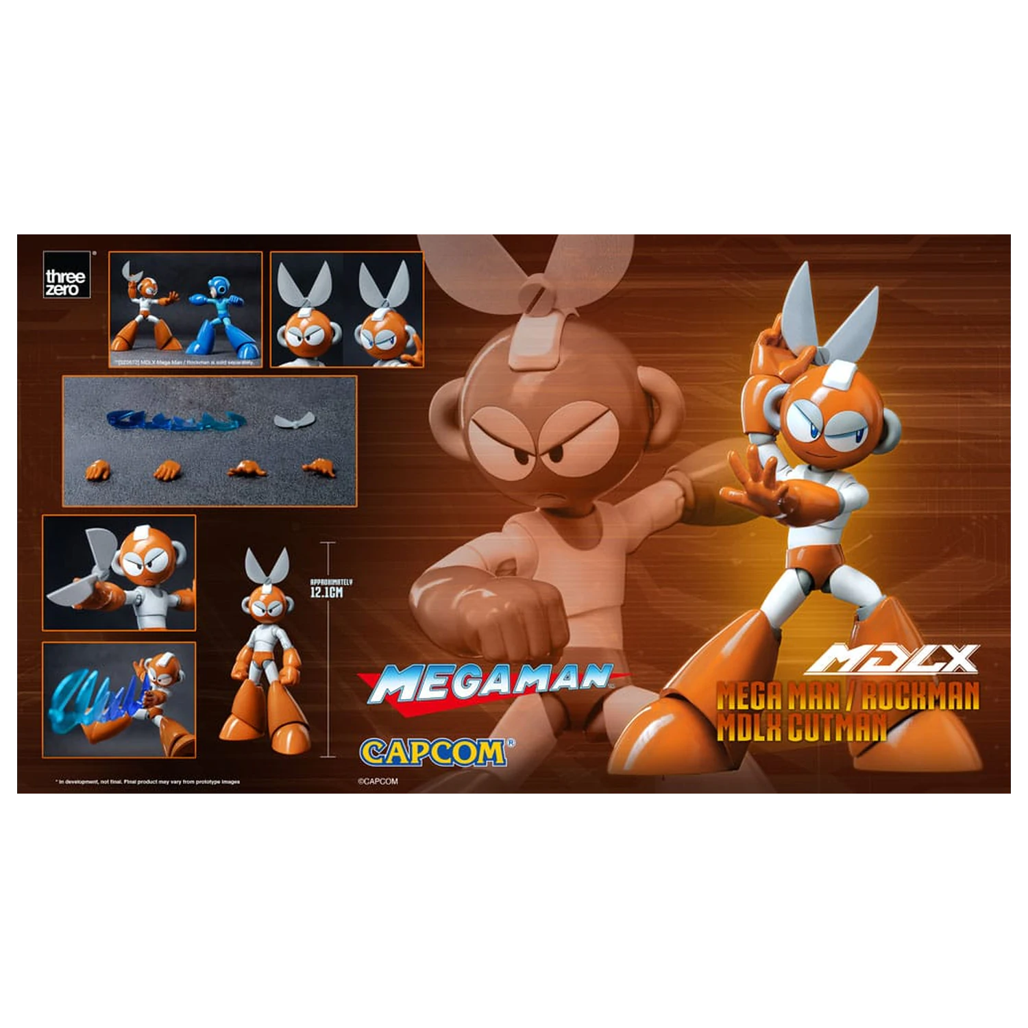 Mega Man MDLX Figurina de actiune Rockman / Mega Man Cutman 12 cm poza produsului
