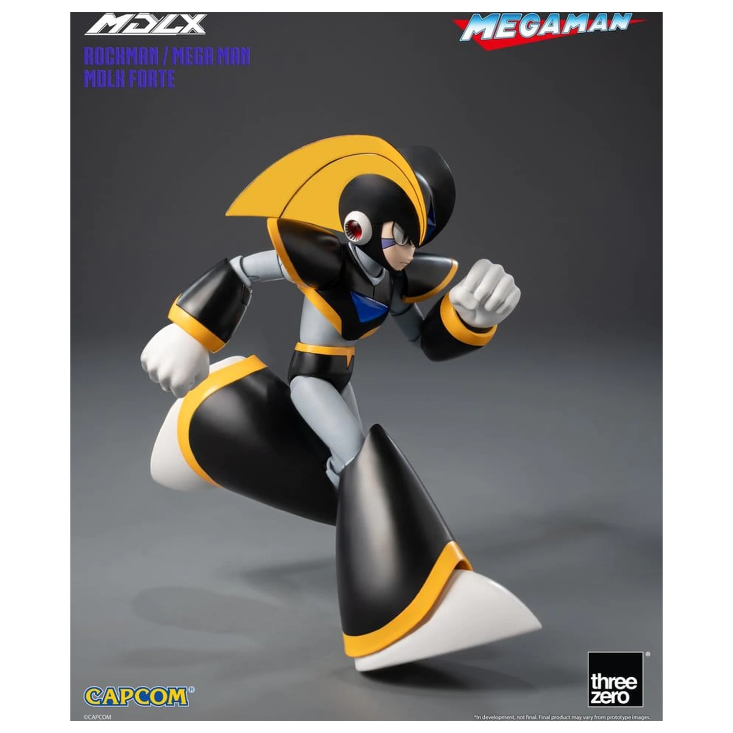 Mega Man MDLX Figurina de acțiune Rockman / Mega Man Forte 10 cm poza produsului