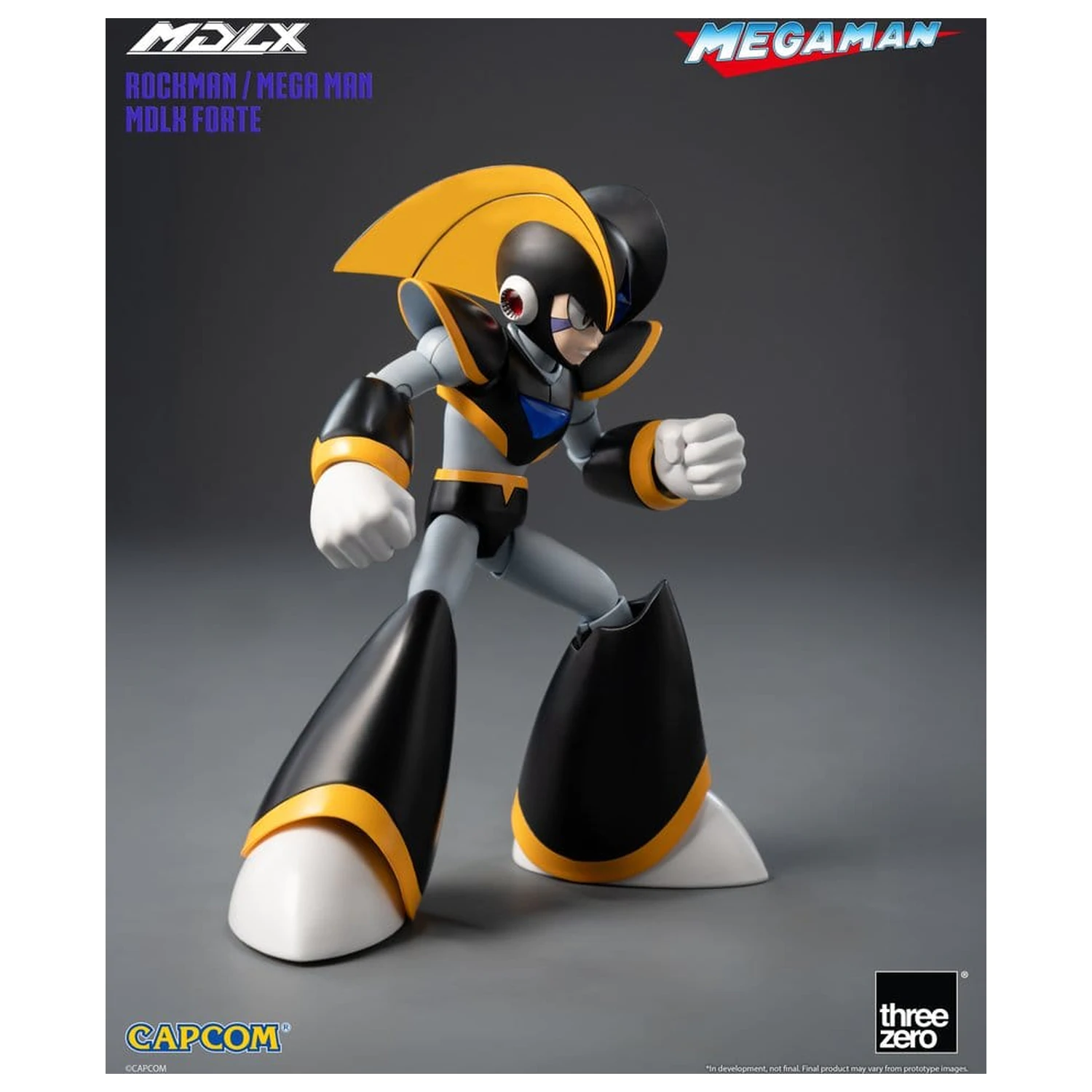 Mega Man MDLX Figurina de acțiune Rockman / Mega Man Forte 10 cm poza produsului
