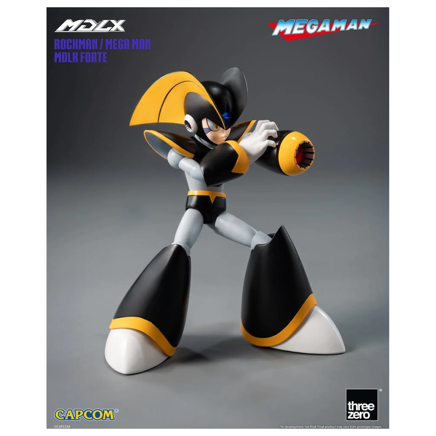 Mega Man MDLX Figurina de acțiune Rockman / Mega Man Forte 10 cm poza produsului