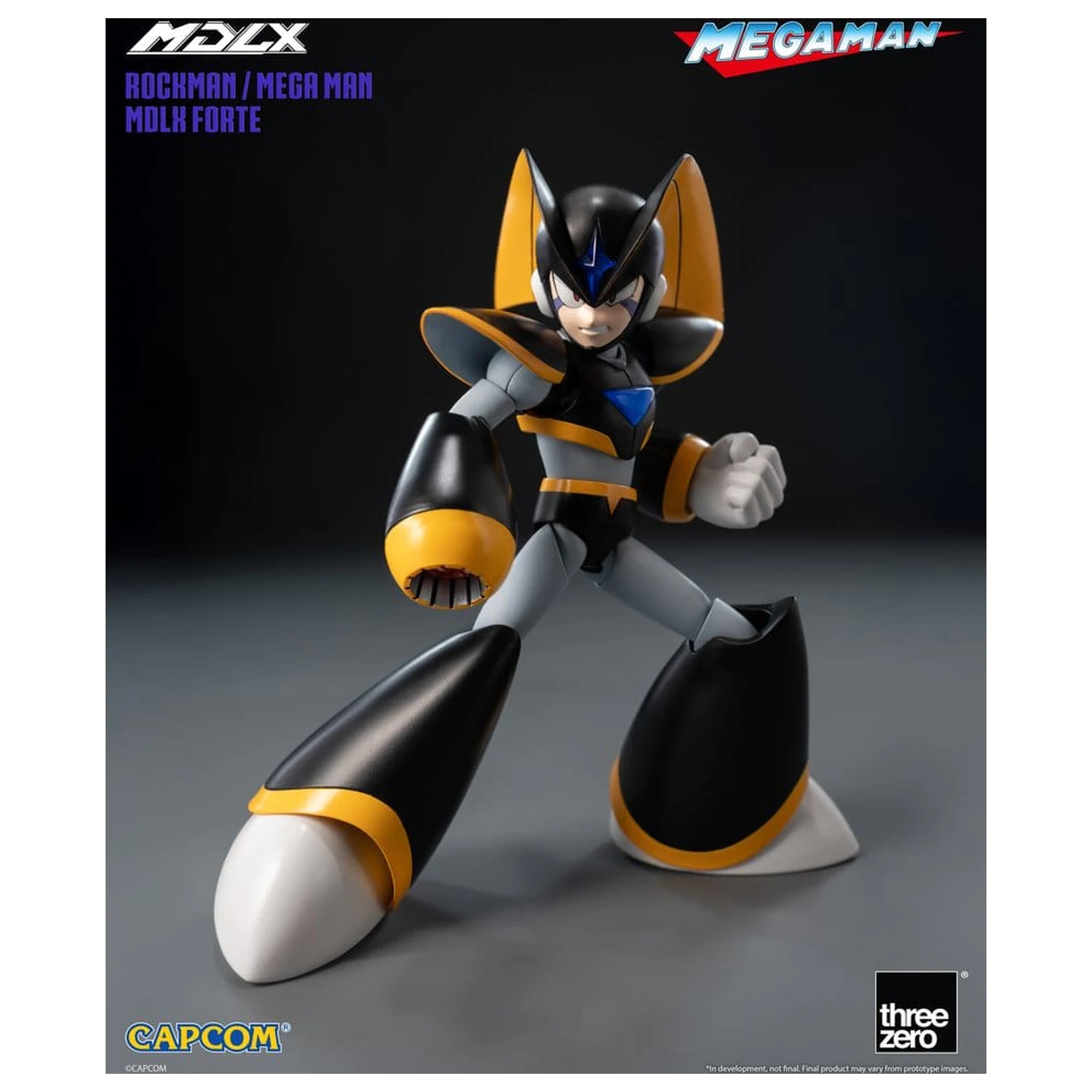 Mega Man MDLX Figurina de acțiune Rockman / Mega Man Forte 10 cm poza produsului