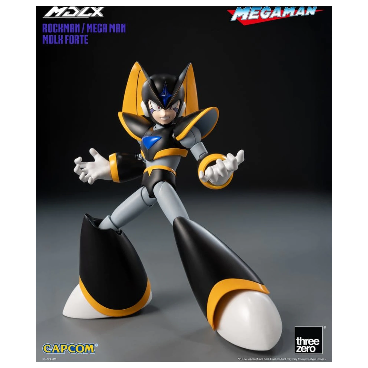 Mega Man MDLX Figurina de acțiune Rockman / Mega Man Forte 10 cm poza produsului