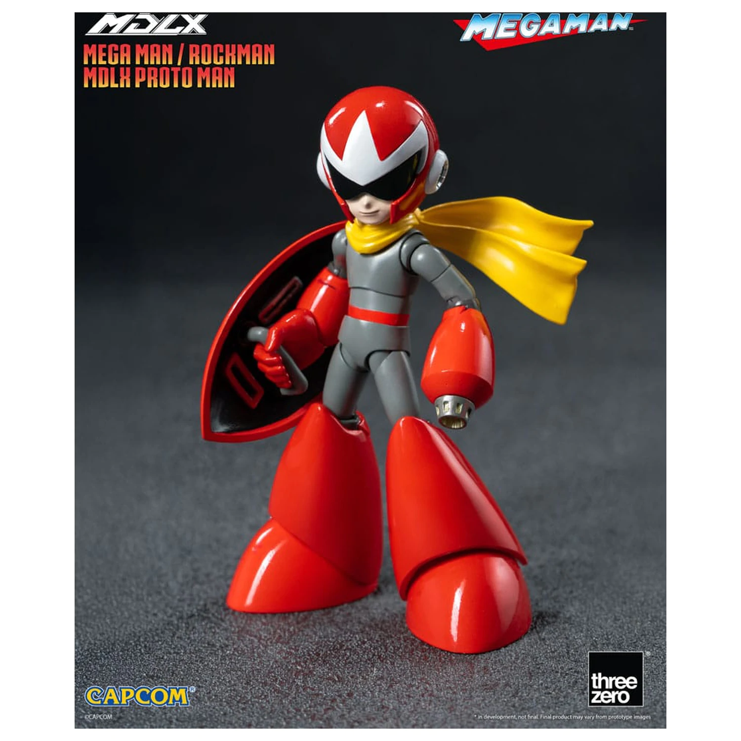 Mega Man MDLX Figurina de actiune Rockman / Mega Man Proto Man 10 cm poza produsului