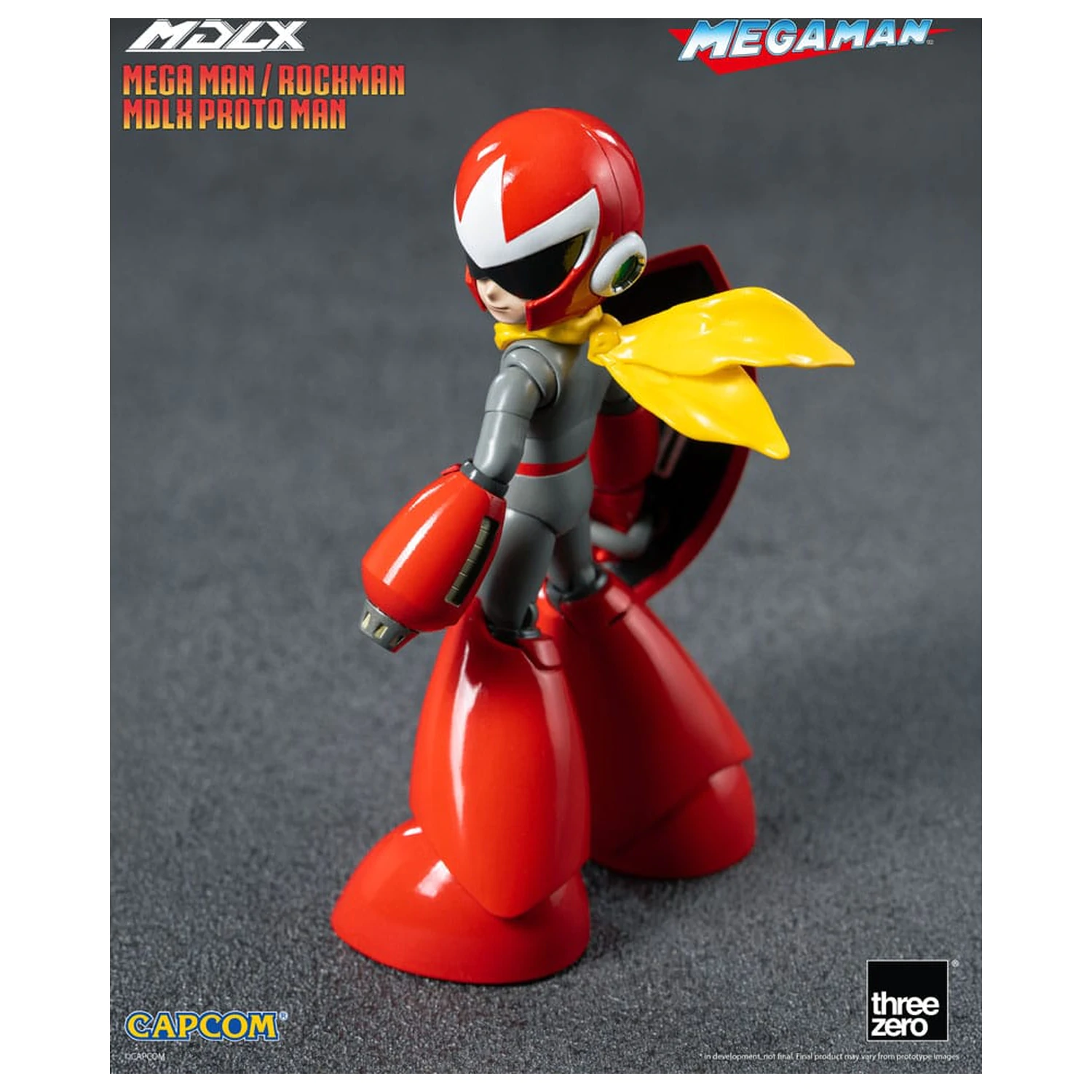Mega Man MDLX Figurina de actiune Rockman / Mega Man Proto Man 10 cm poza produsului