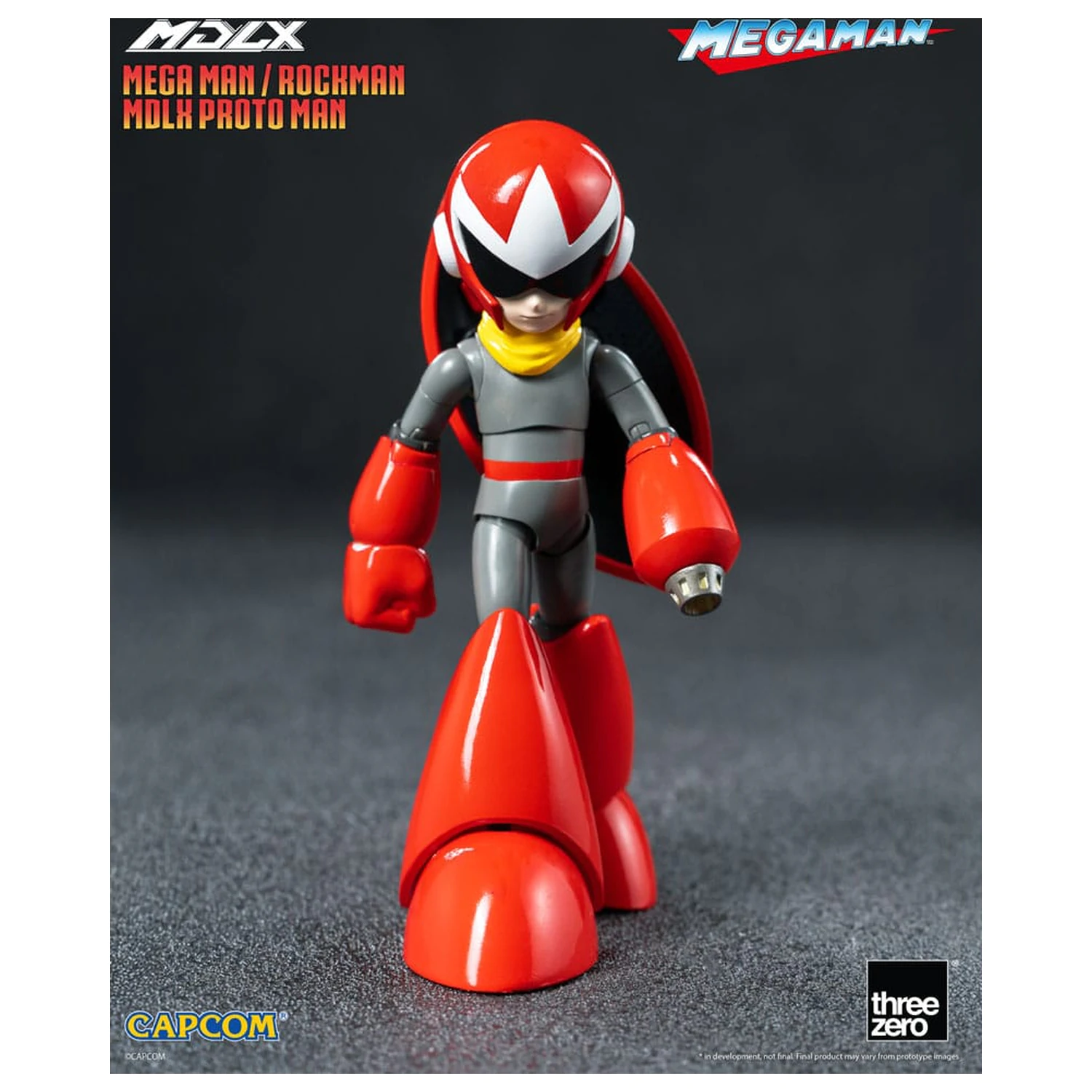 Mega Man MDLX Figurina de actiune Rockman / Mega Man Proto Man 10 cm poza produsului