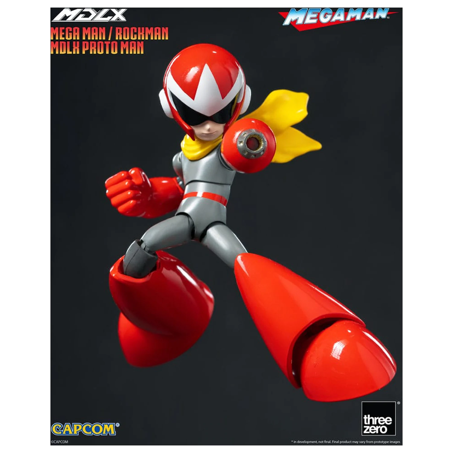 Mega Man MDLX Figurina de actiune Rockman / Mega Man Proto Man 10 cm poza produsului