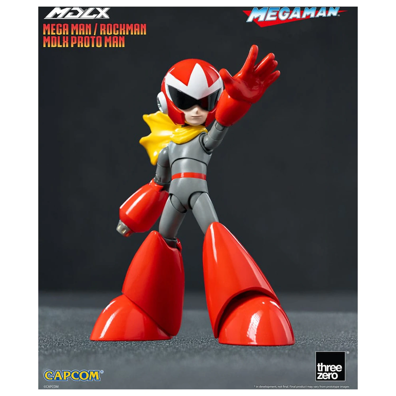 Mega Man MDLX Figurina de actiune Rockman / Mega Man Proto Man 10 cm poza produsului