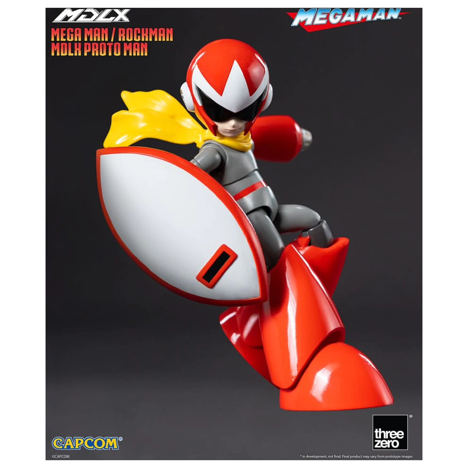 Mega Man MDLX Figurina de actiune Rockman / Mega Man Proto Man 10 cm poza produsului