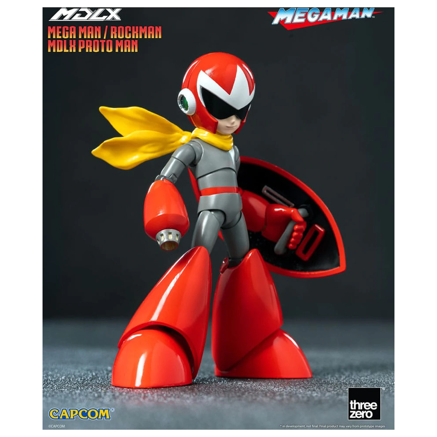 Mega Man MDLX Figurina de actiune Rockman / Mega Man Proto Man 10 cm poza produsului