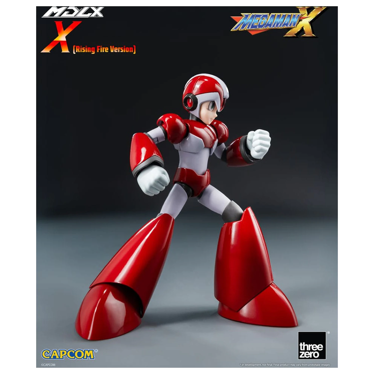 Mega Man MDLX Action Figure Rockman X / Mega Man X (Rising Fire Version) 12 cm poza produsului