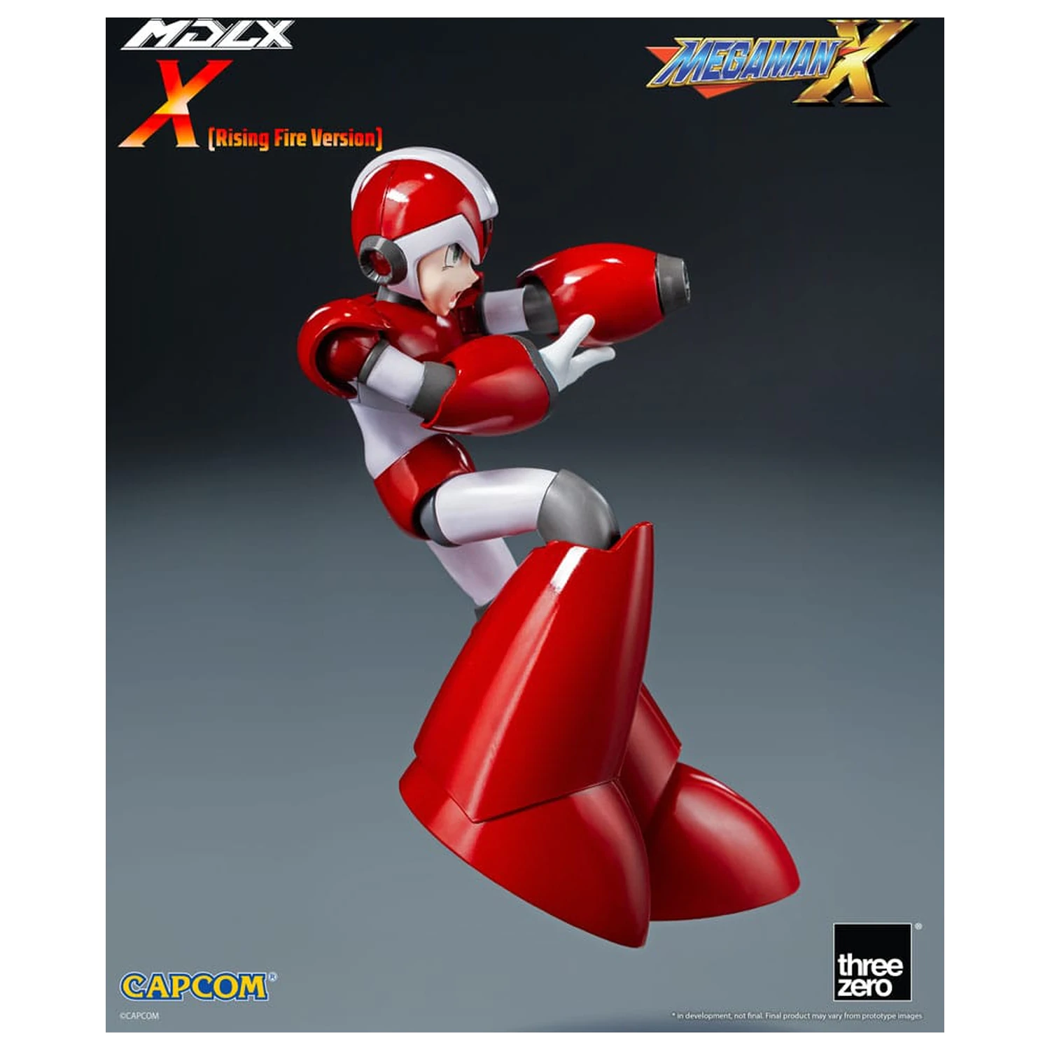 Mega Man MDLX Action Figure Rockman X / Mega Man X (Rising Fire Version) 12 cm poza produsului
