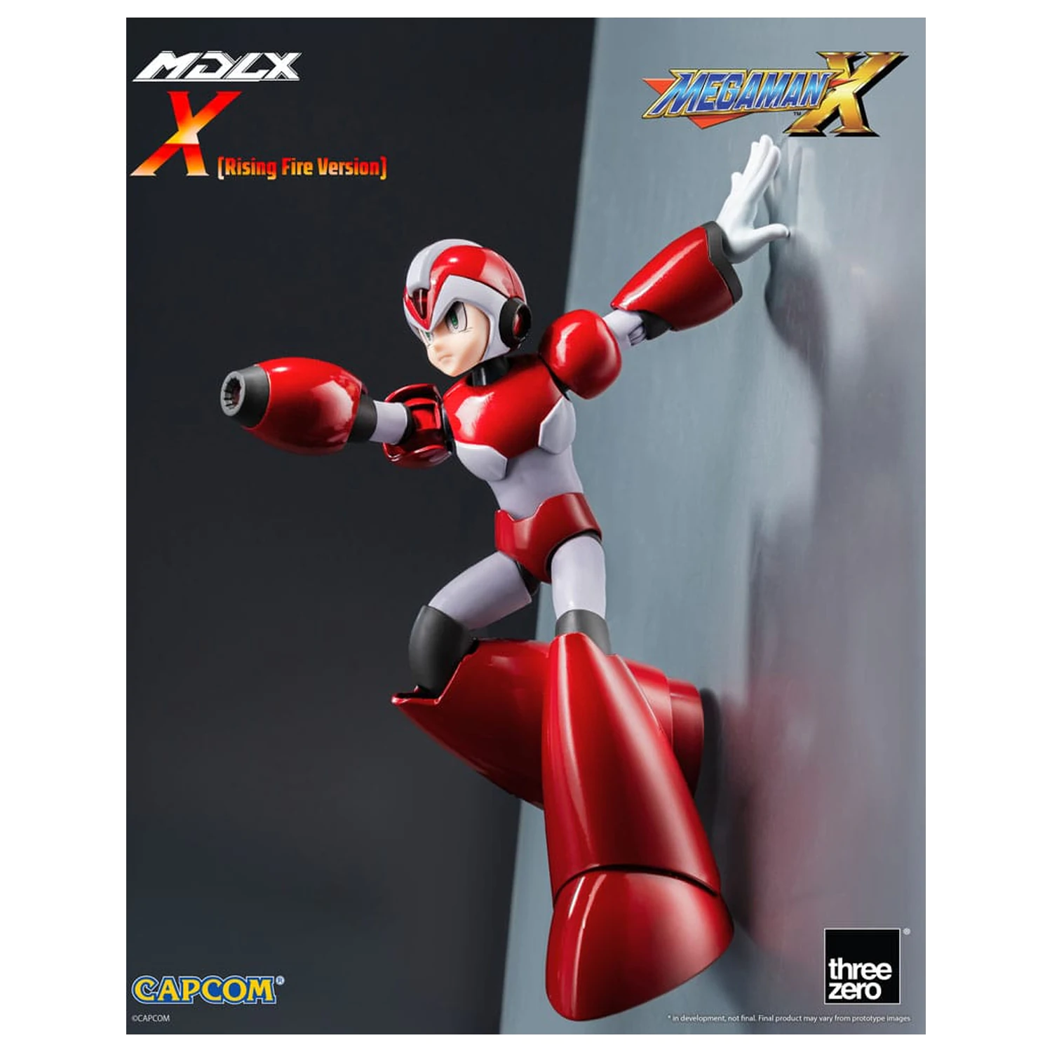 Mega Man MDLX Action Figure Rockman X / Mega Man X (Rising Fire Version) 12 cm poza produsului