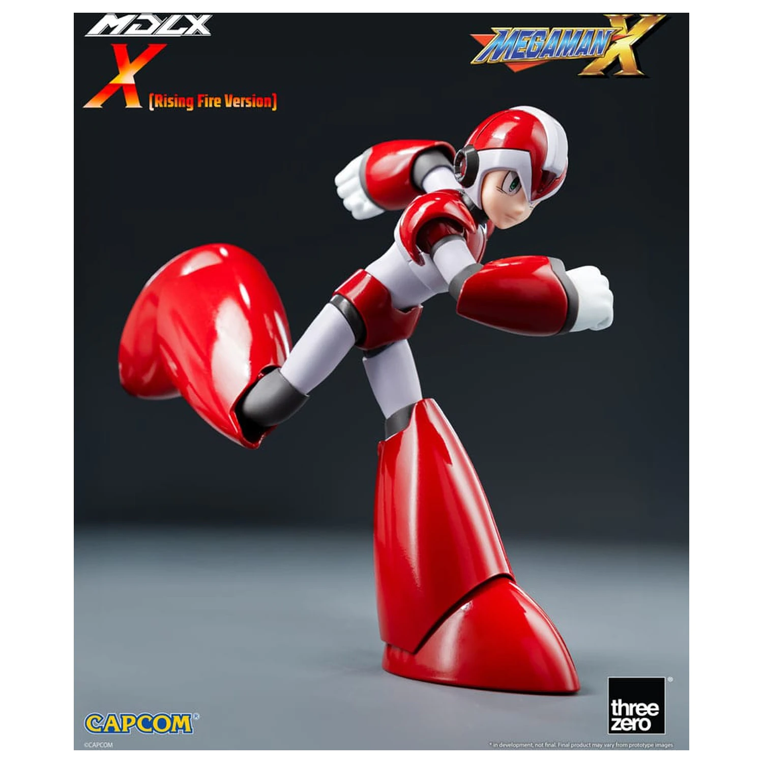 Mega Man MDLX Action Figure Rockman X / Mega Man X (Rising Fire Version) 12 cm poza produsului
