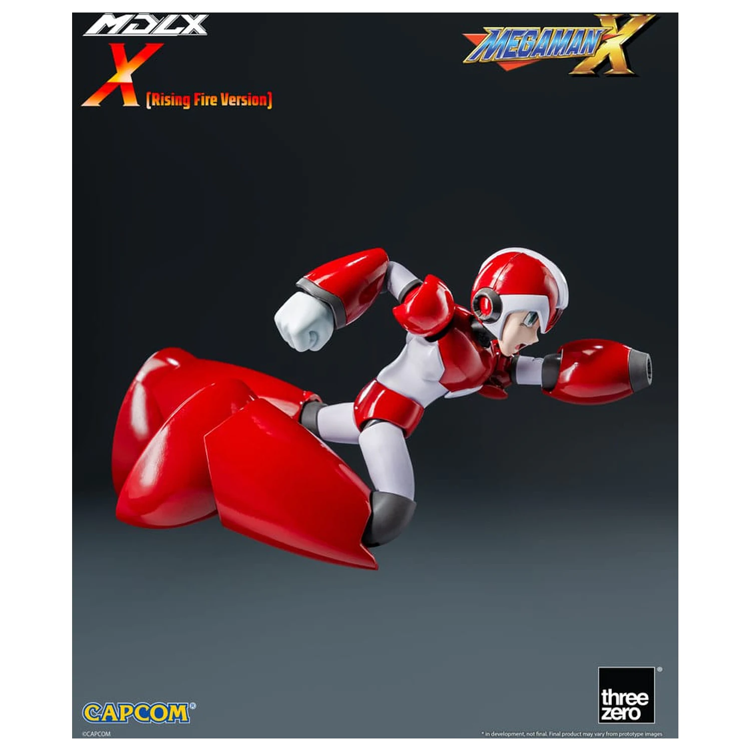 Mega Man MDLX Action Figure Rockman X / Mega Man X (Rising Fire Version) 12 cm poza produsului