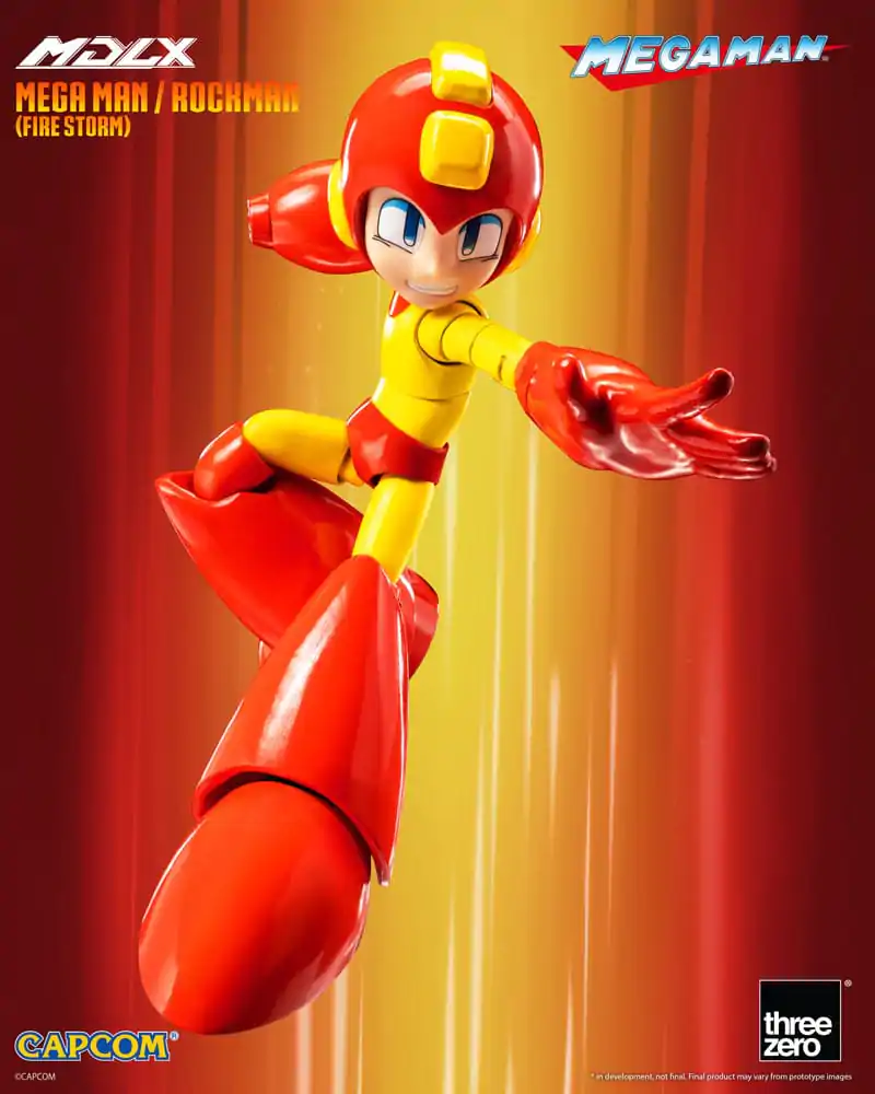 Figurină de acțiune Mega Man MDLX Mega Man / Rockman (Fire Storm) 10 cm poza produsului