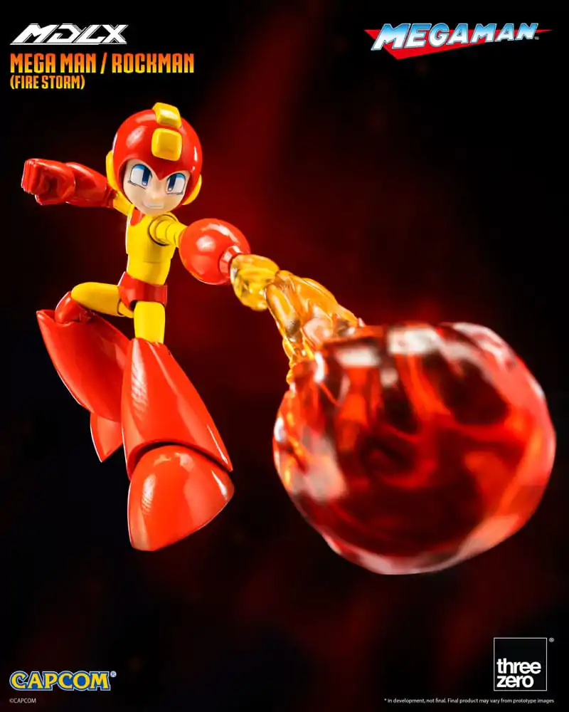 Figurină de acțiune Mega Man MDLX Mega Man / Rockman (Fire Storm) 10 cm poza produsului