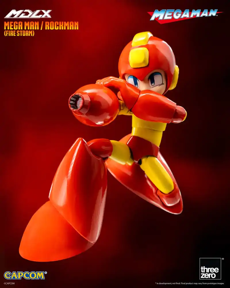 Figurină de acțiune Mega Man MDLX Mega Man / Rockman (Fire Storm) 10 cm poza produsului