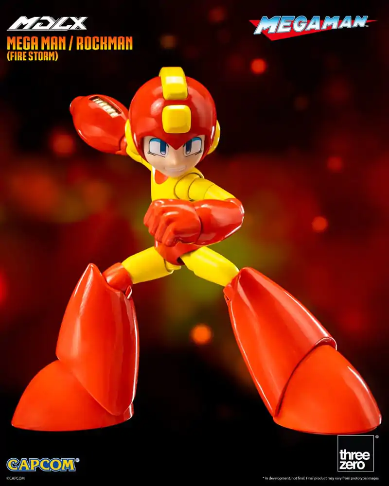 Figurină de acțiune Mega Man MDLX Mega Man / Rockman (Fire Storm) 10 cm poza produsului