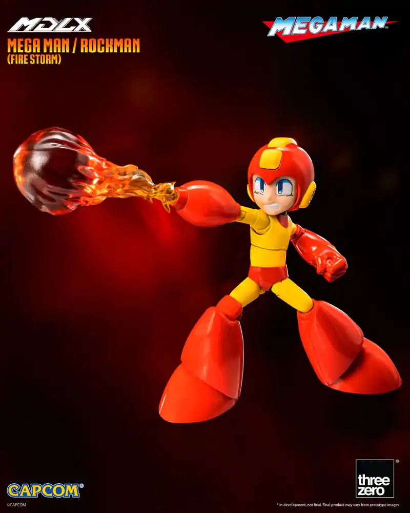 Figurină de acțiune Mega Man MDLX Mega Man / Rockman (Fire Storm) 10 cm poza produsului