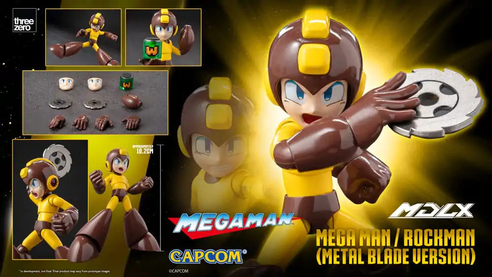 Figurină de acțiune Mega Man MDLX Mega Man / Rockman (Metal Blade Version) 10 cm poza produsului