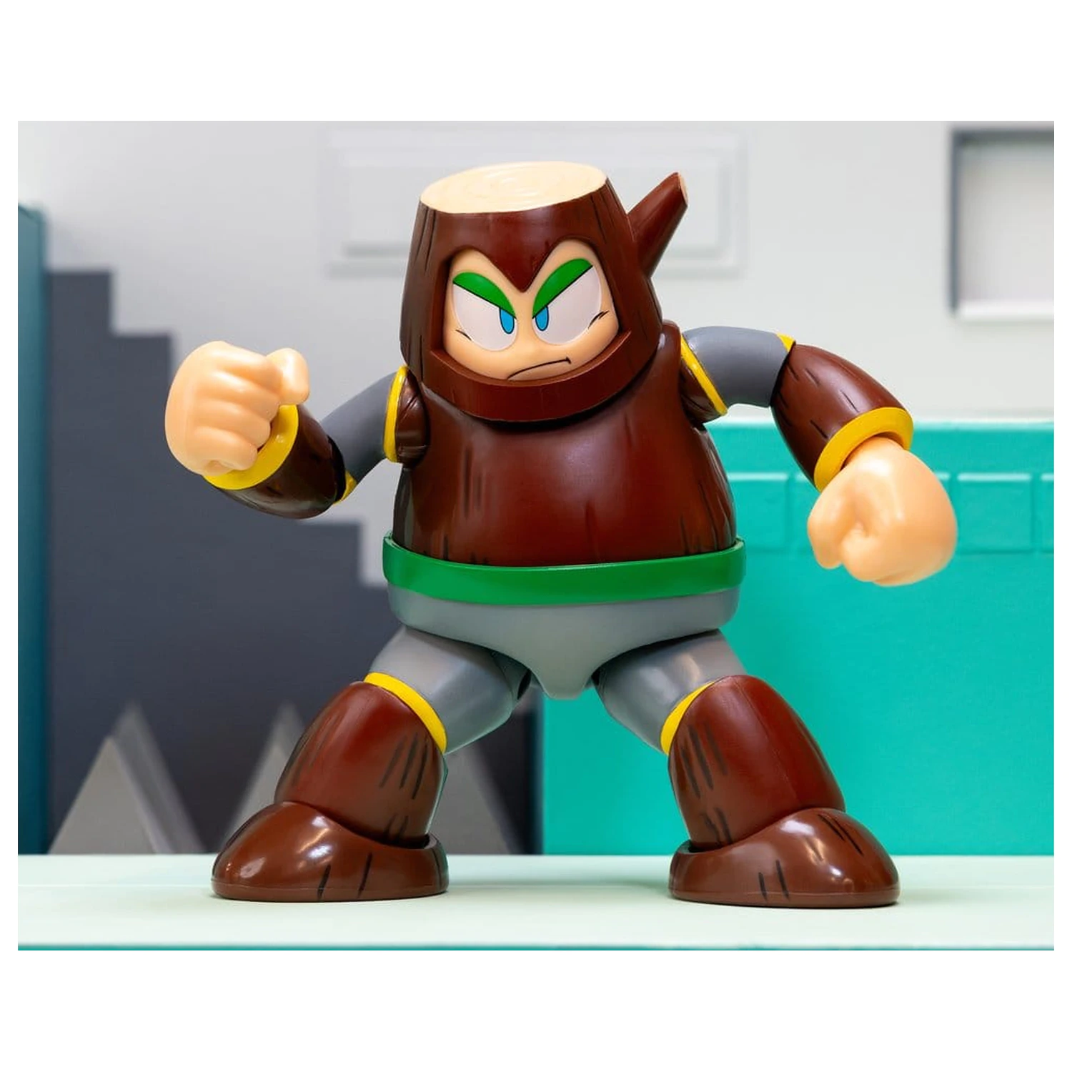 Figurină de acțiune Mega Man Wood Man 11 cm poza produsului