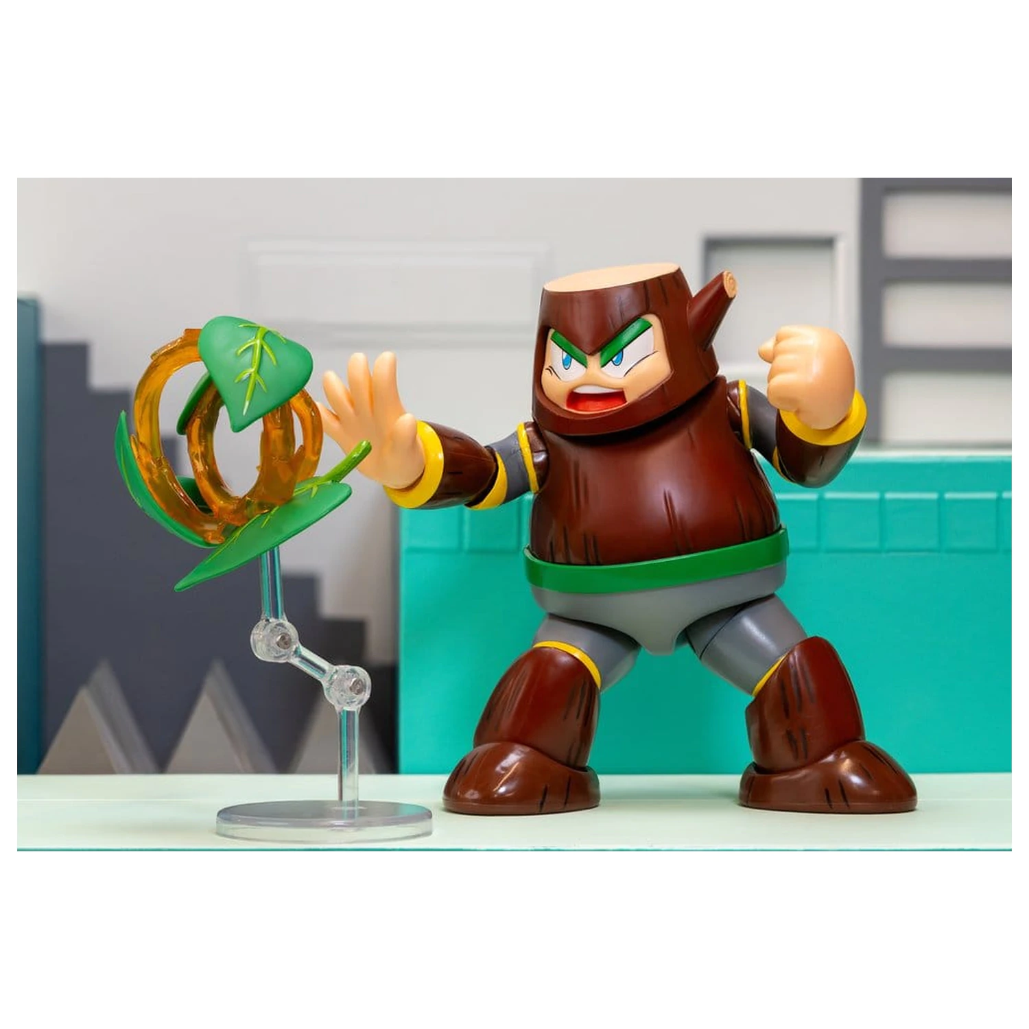 Figurină de acțiune Mega Man Wood Man 11 cm poza produsului