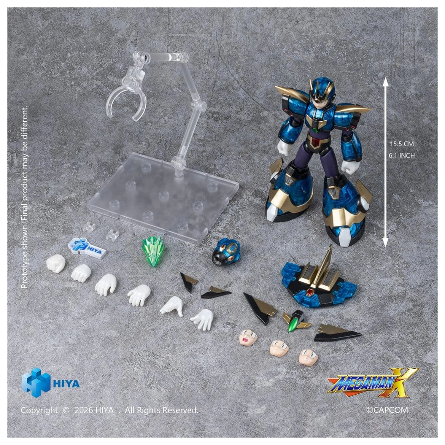 Mega Man X Exquisite Basic Figurina de acțiune X Ultimate Armor Version 16 cm poza produsului