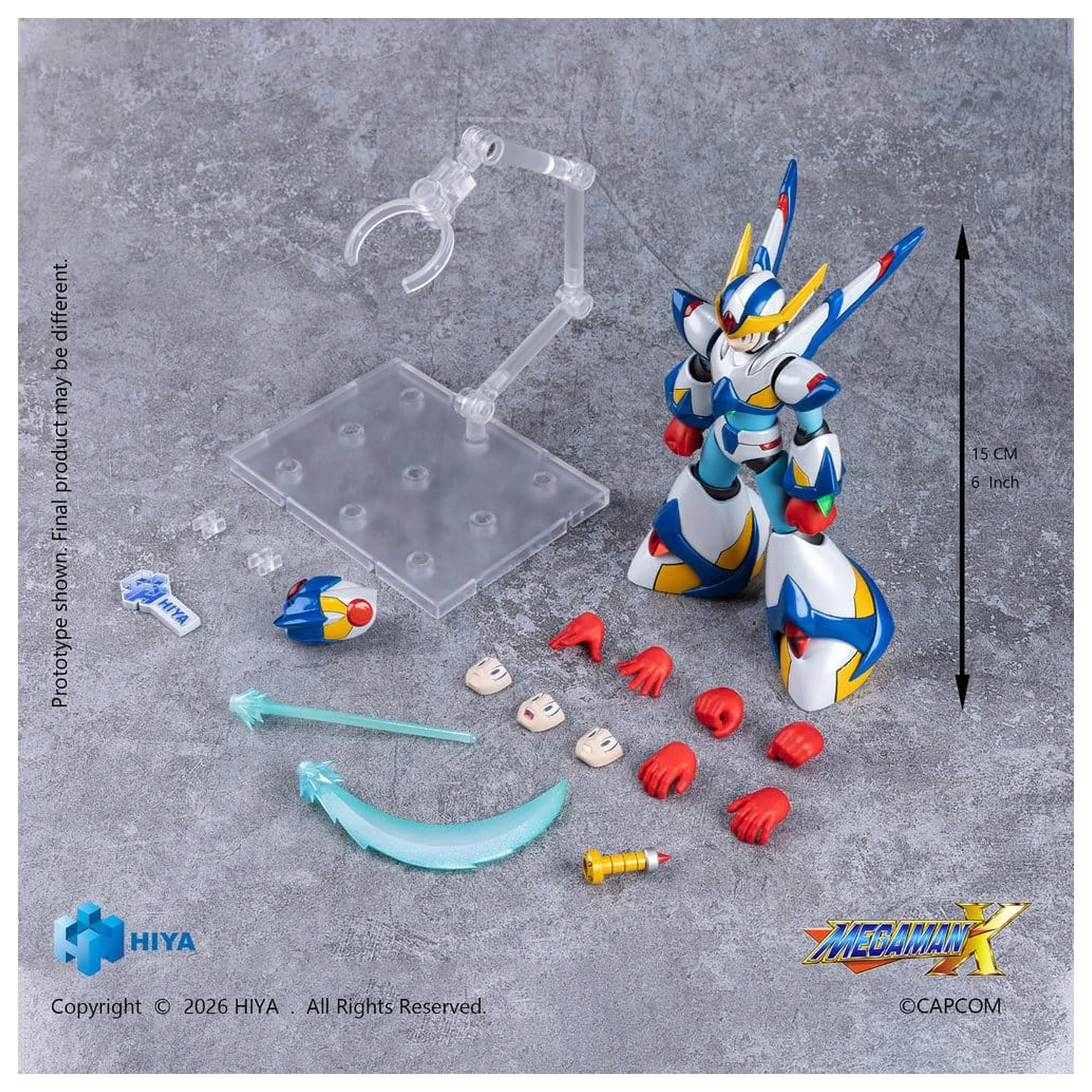 Mega Man X Exquisite Basic Series figurina de actiune X Falcon Armor Version 15 cm poza produsului