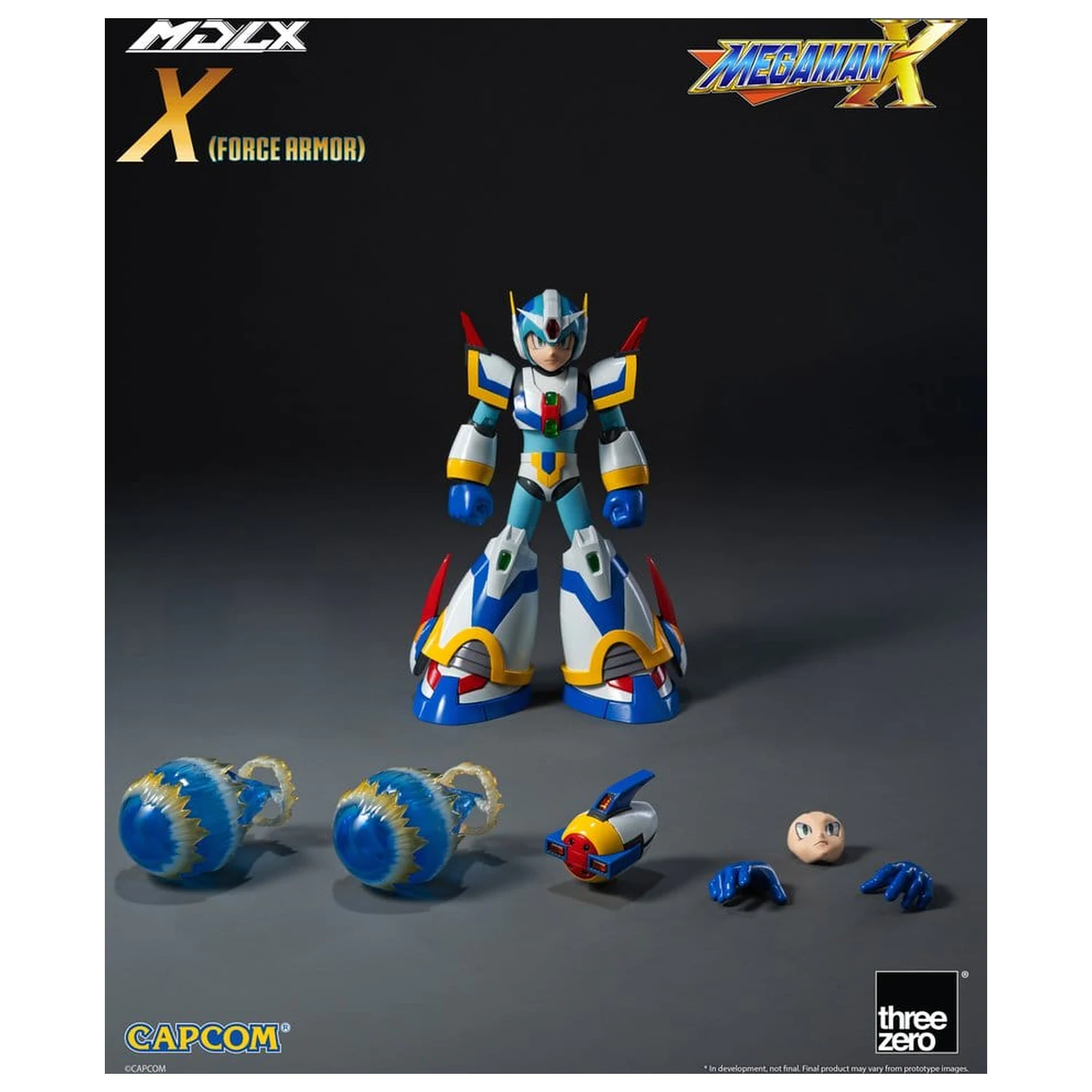 Mega Man X MDLX Figurina de Actiune Rockman / Mega Man Force Armor 12 cm poza produsului