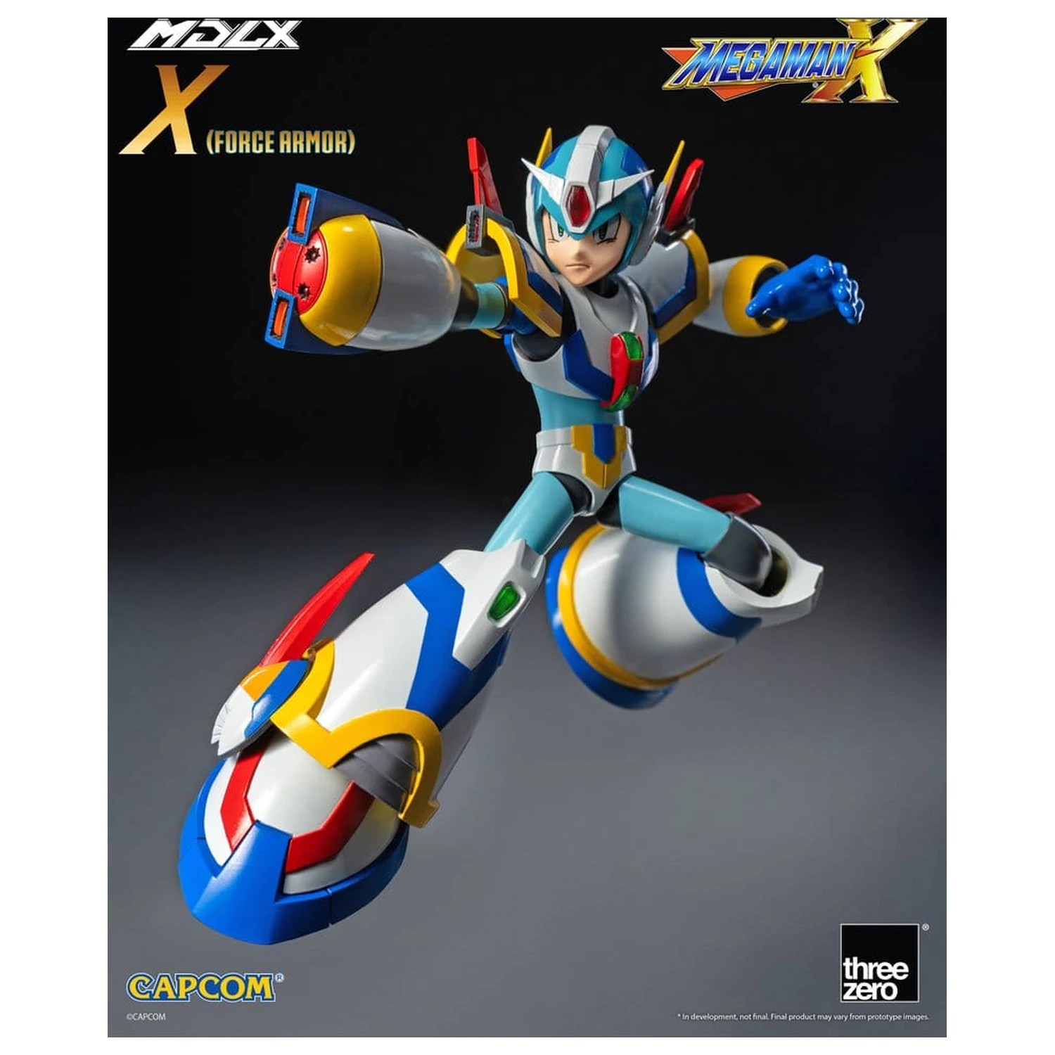Mega Man X MDLX Figurina de Actiune Rockman / Mega Man Force Armor 12 cm poza produsului