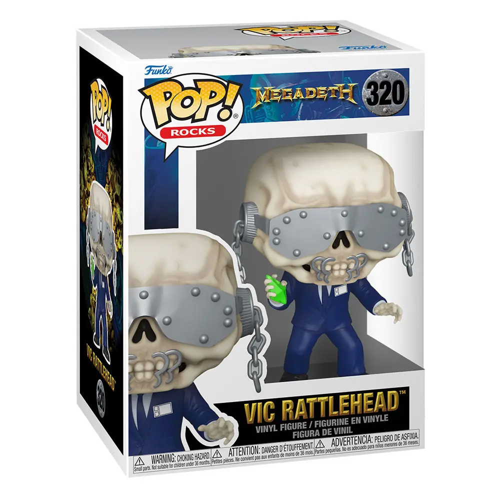 Megadeth POP! Rocks Figurina Vinil Vic Rattlehead 9 cm poza produsului