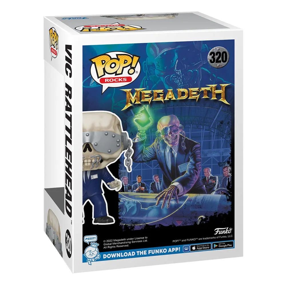 Megadeth POP! Rocks Figurina Vinil Vic Rattlehead 9 cm poza produsului