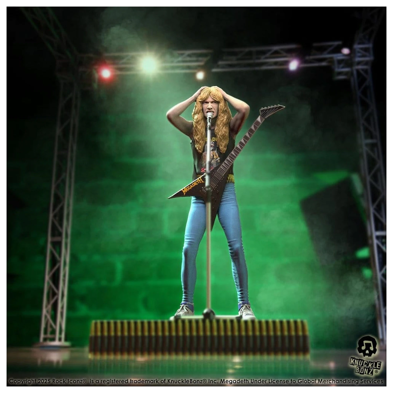 Statueta Megadeth Rock Iconz Dave Mustaine II 22 cm poza produsului