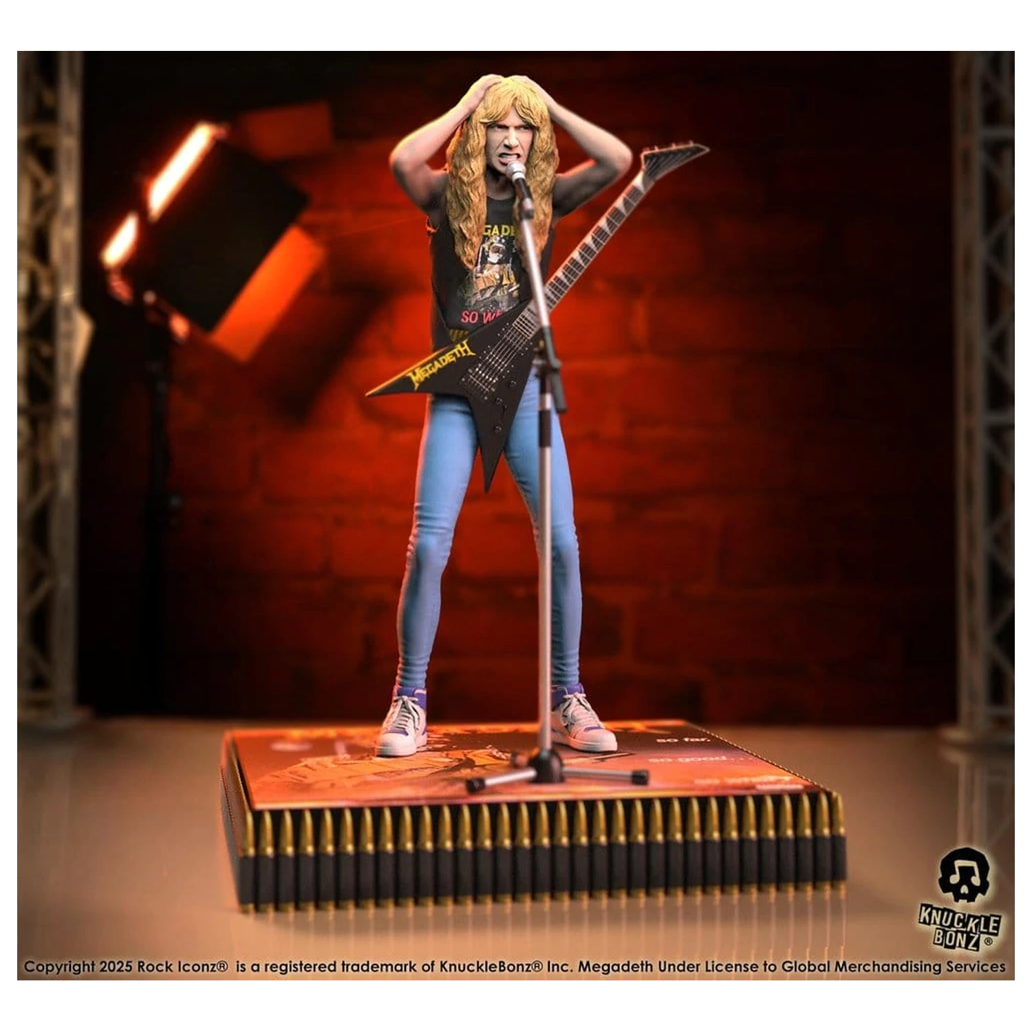 Statueta Megadeth Rock Iconz Dave Mustaine II 22 cm poza produsului