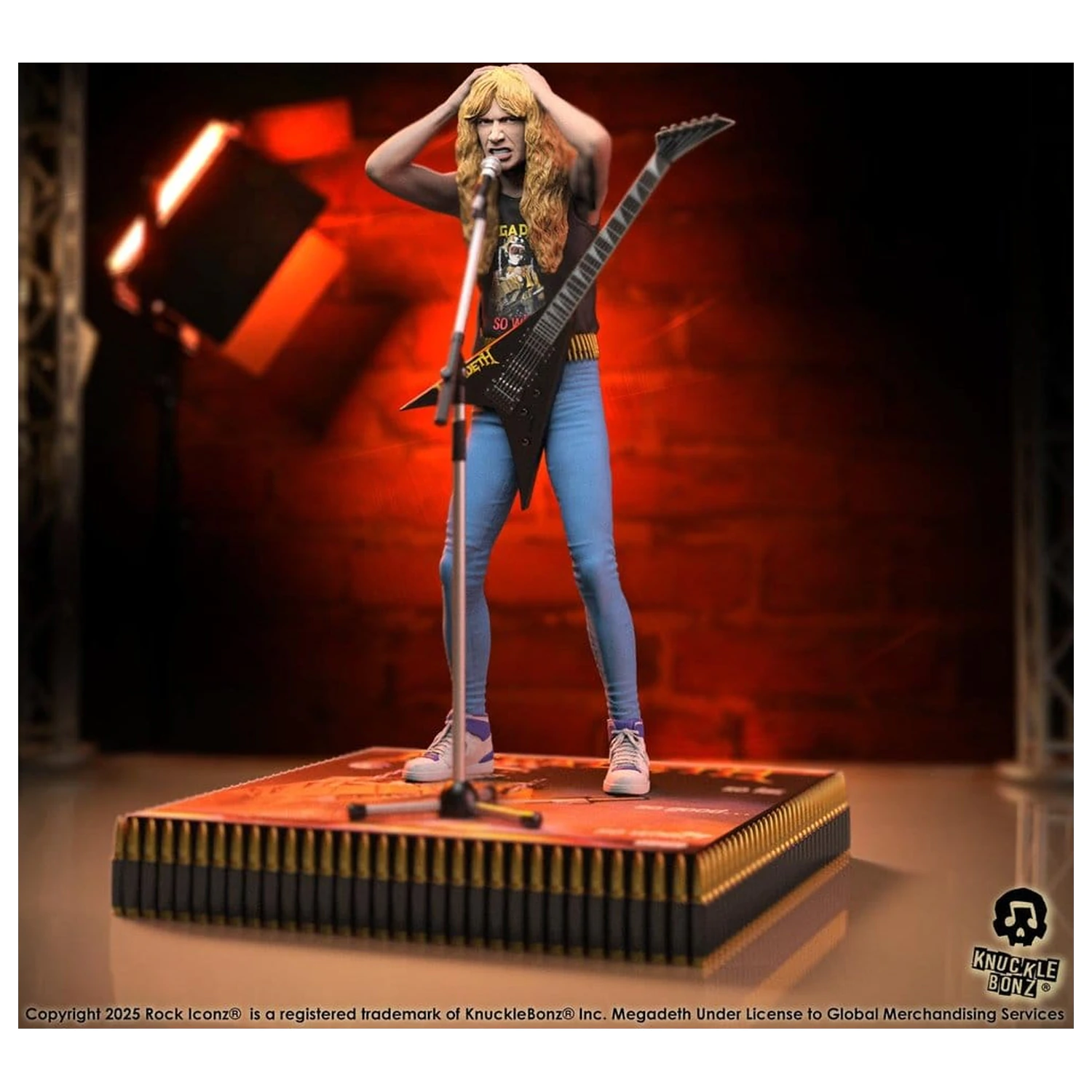 Statueta Megadeth Rock Iconz Dave Mustaine II 22 cm poza produsului