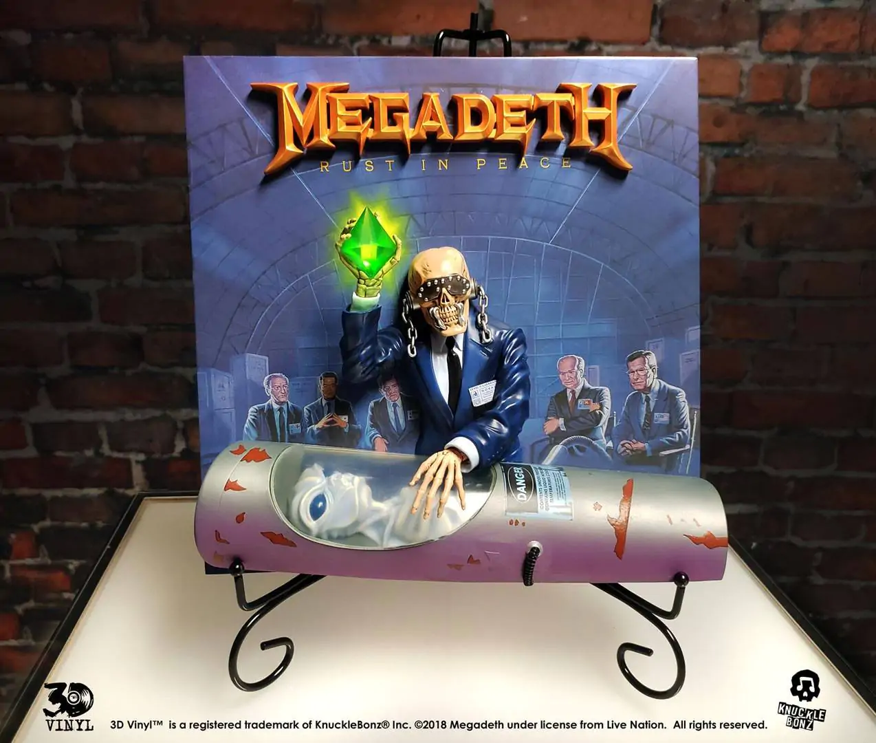 Statuie Vinil 3D Megadeth Rust In Peace 30 cm poza produsului