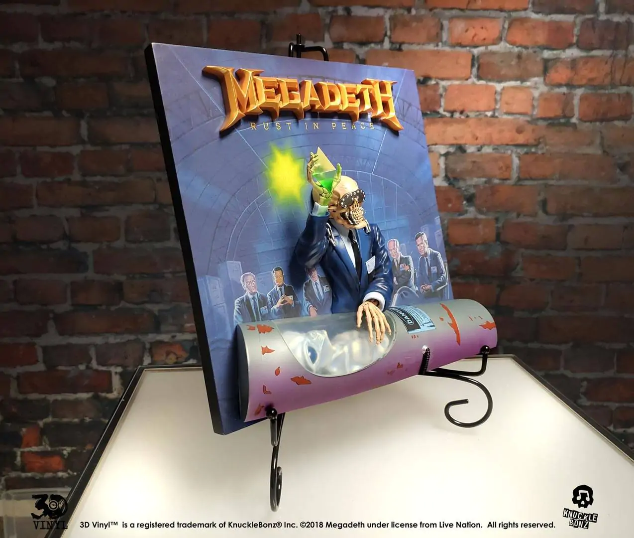 Statuie Vinil 3D Megadeth Rust In Peace 30 cm poza produsului