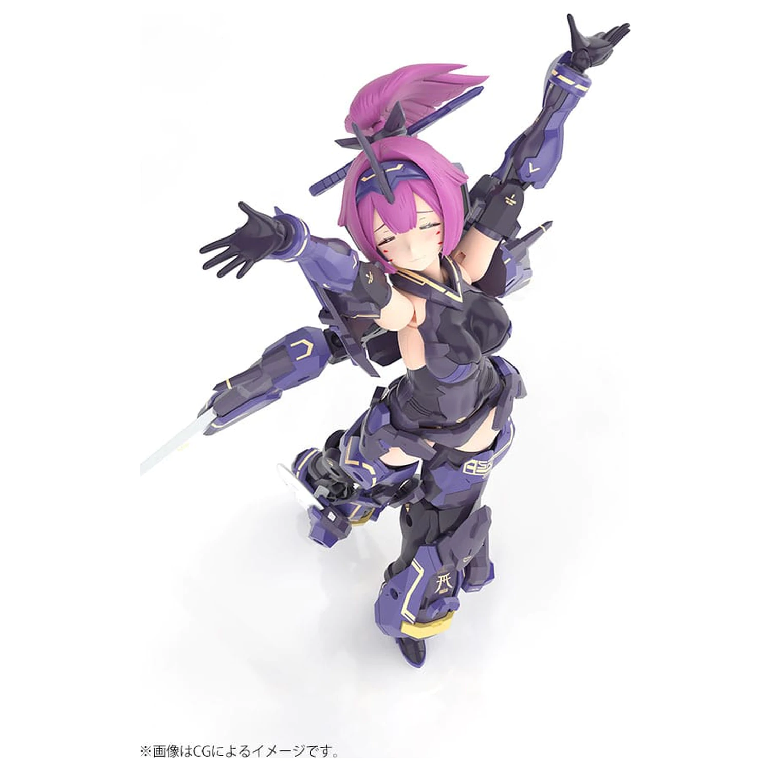 Megami Device Kit Model din Plastic 1/1 Asra Archer Kizuna Shadow Edition Full Package 14 cm poza produsului