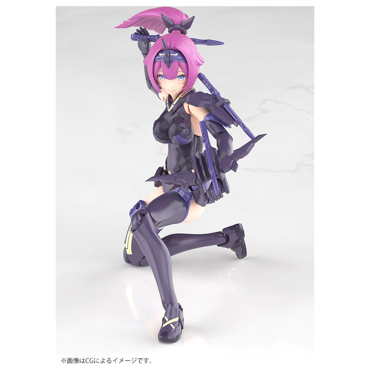 Megami Device Kit Model din Plastic 1/1 Asra Archer Kizuna Shadow Edition Full Package 14 cm poza produsului