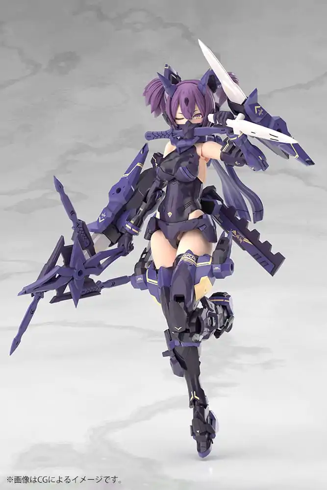 Megami Device Plastic Model Kit 1/1 Asra Ninja Kaname Shadow Edition Full Package 14 cm poza produsului