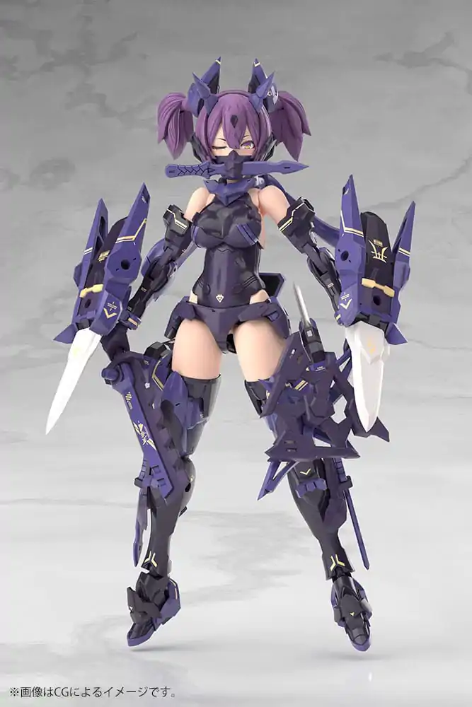 Megami Device Plastic Model Kit 1/1 Asra Ninja Kaname Shadow Edition Full Package 14 cm poza produsului