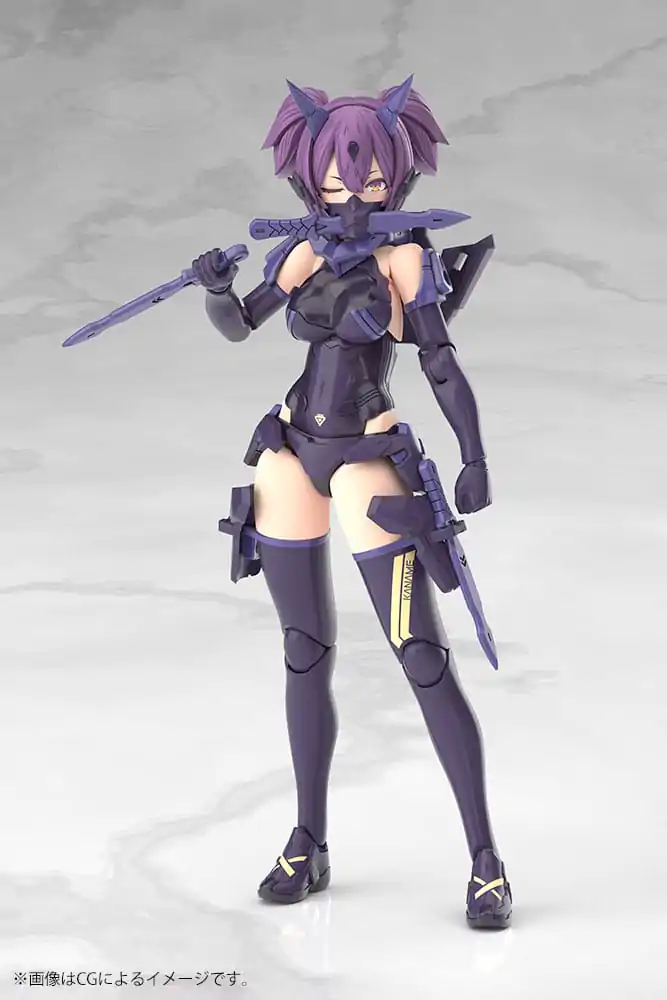 Megami Device Plastic Model Kit 1/1 Asra Ninja Kaname Shadow Edition Full Package 14 cm poza produsului